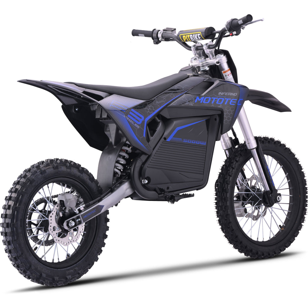 MotoTec 72v 5000w Pro Electric Dirt Bike SpadezStore