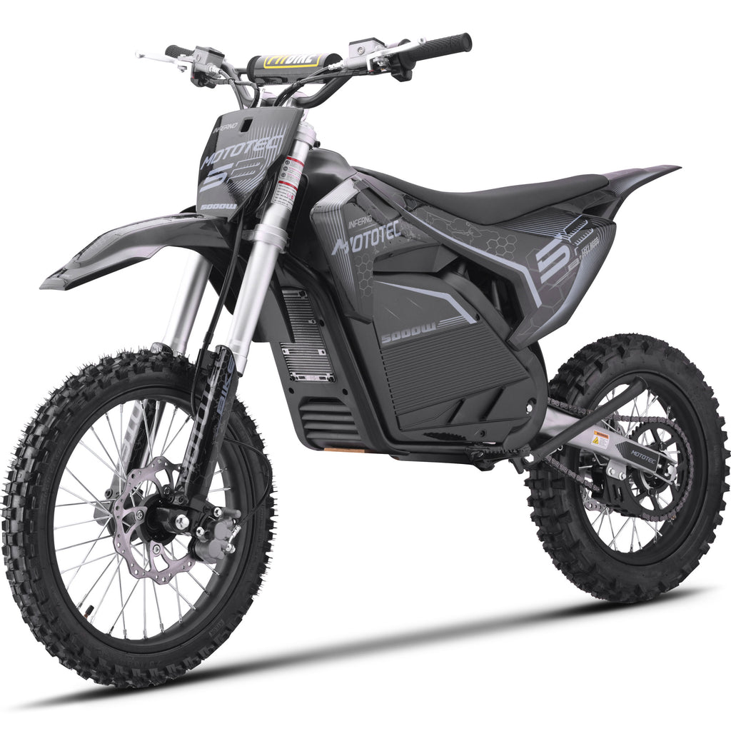 MotoTec 72v 5000w Pro Electric Dirt Bike SpadezStore