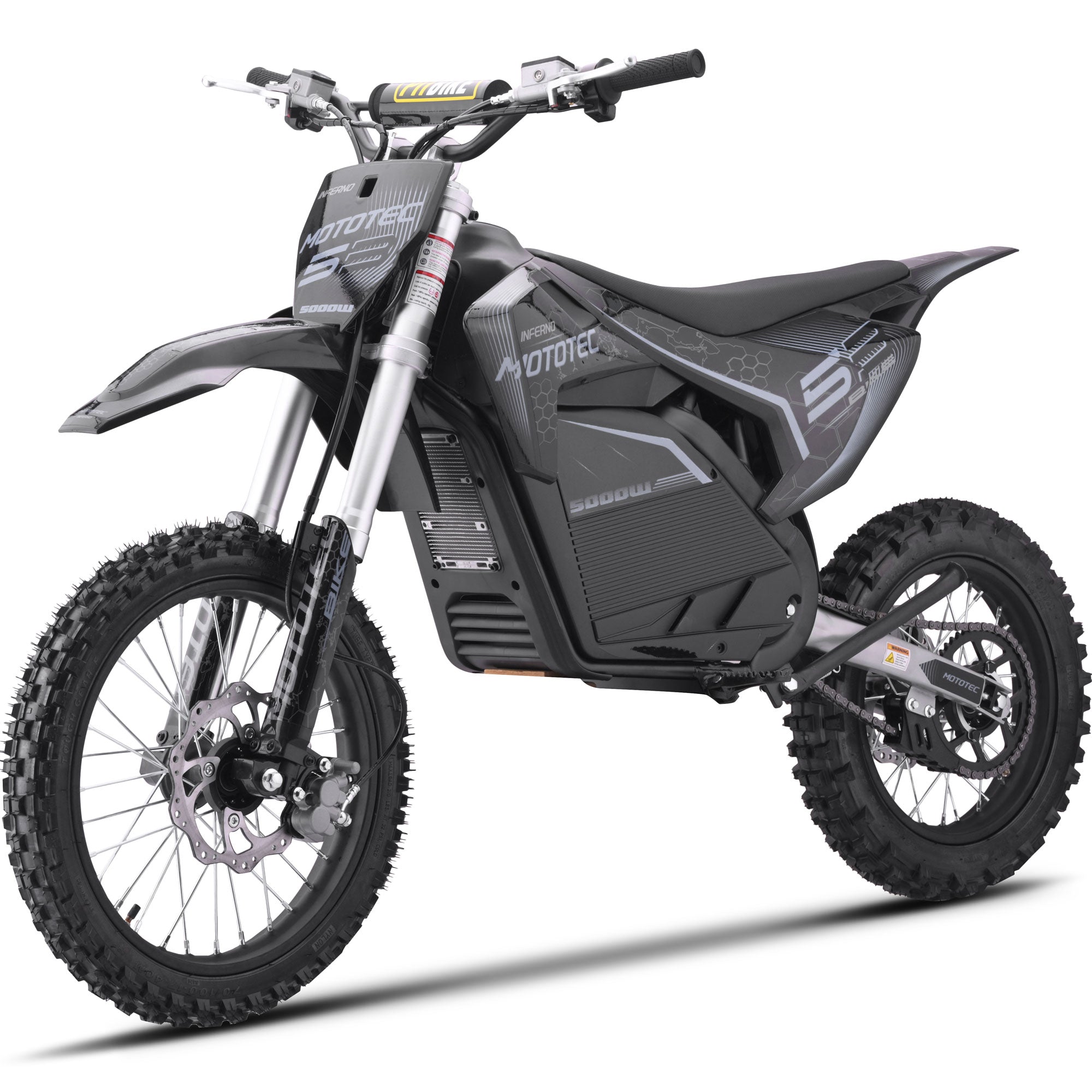 MotoTec 72v 5000w Pro Electric Dirt Bike SpadezStore