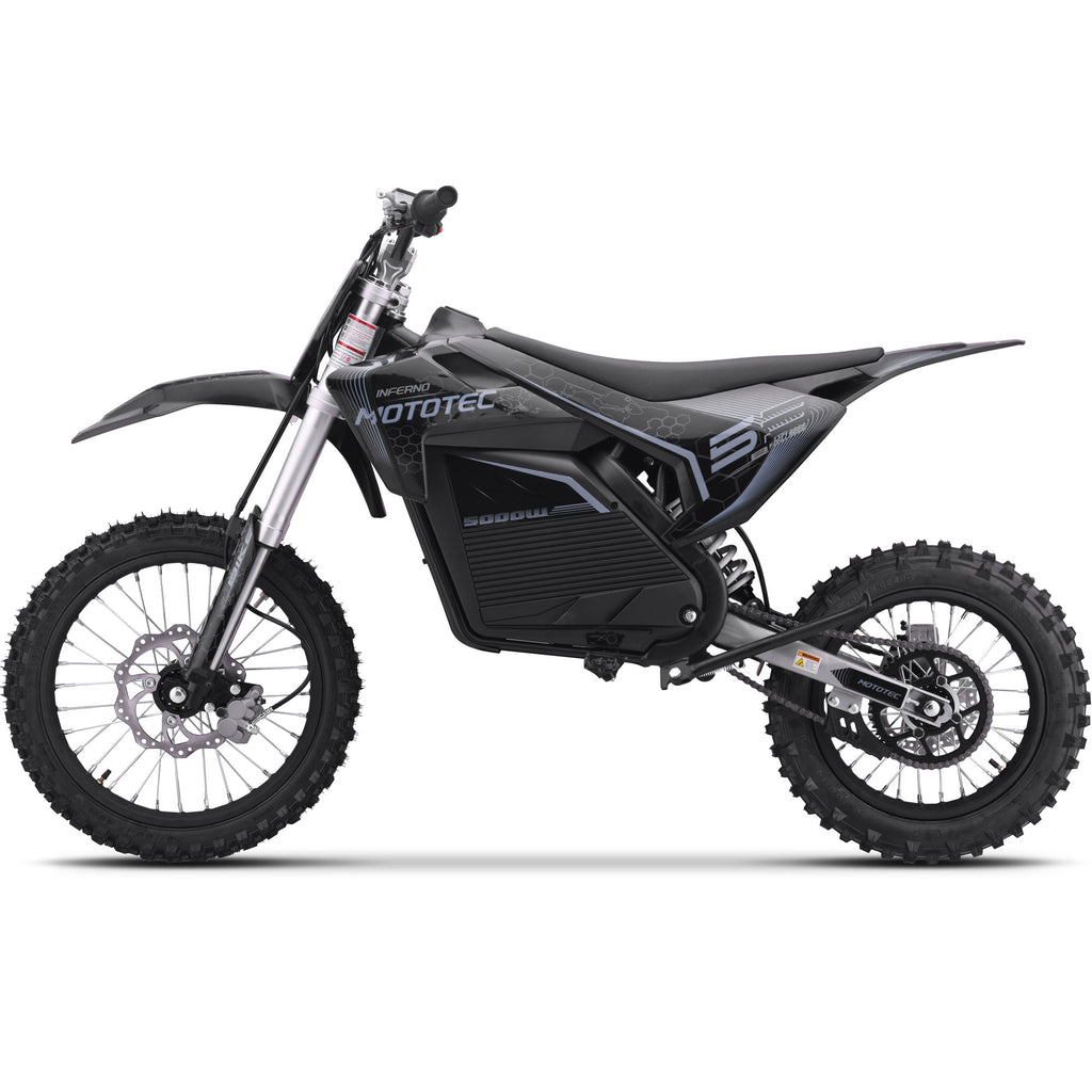 MotoTec 72v 5000w Pro Electric Dirt Bike SpadezStore