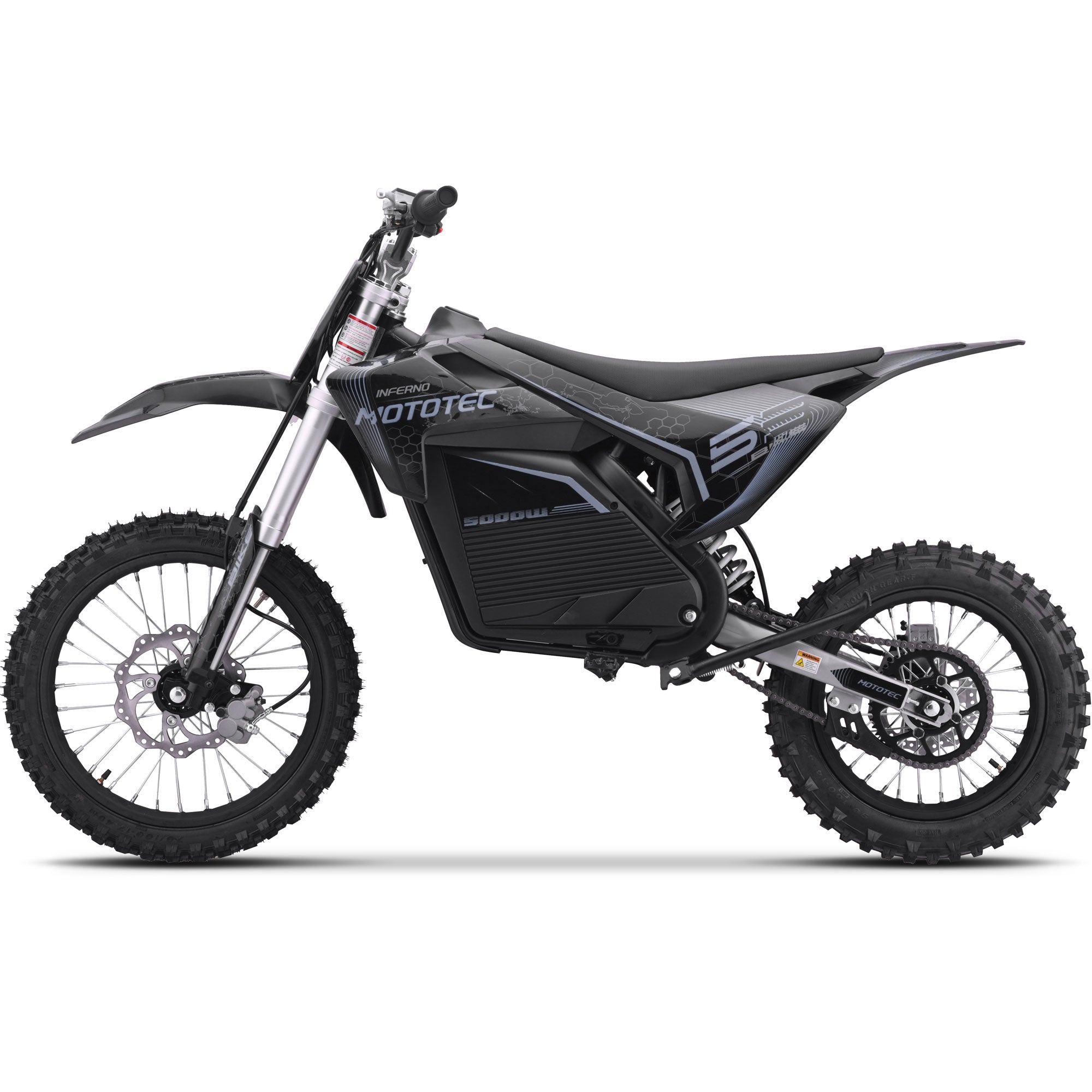 MotoTec 72v 5000w Pro Electric Dirt Bike SpadezStore