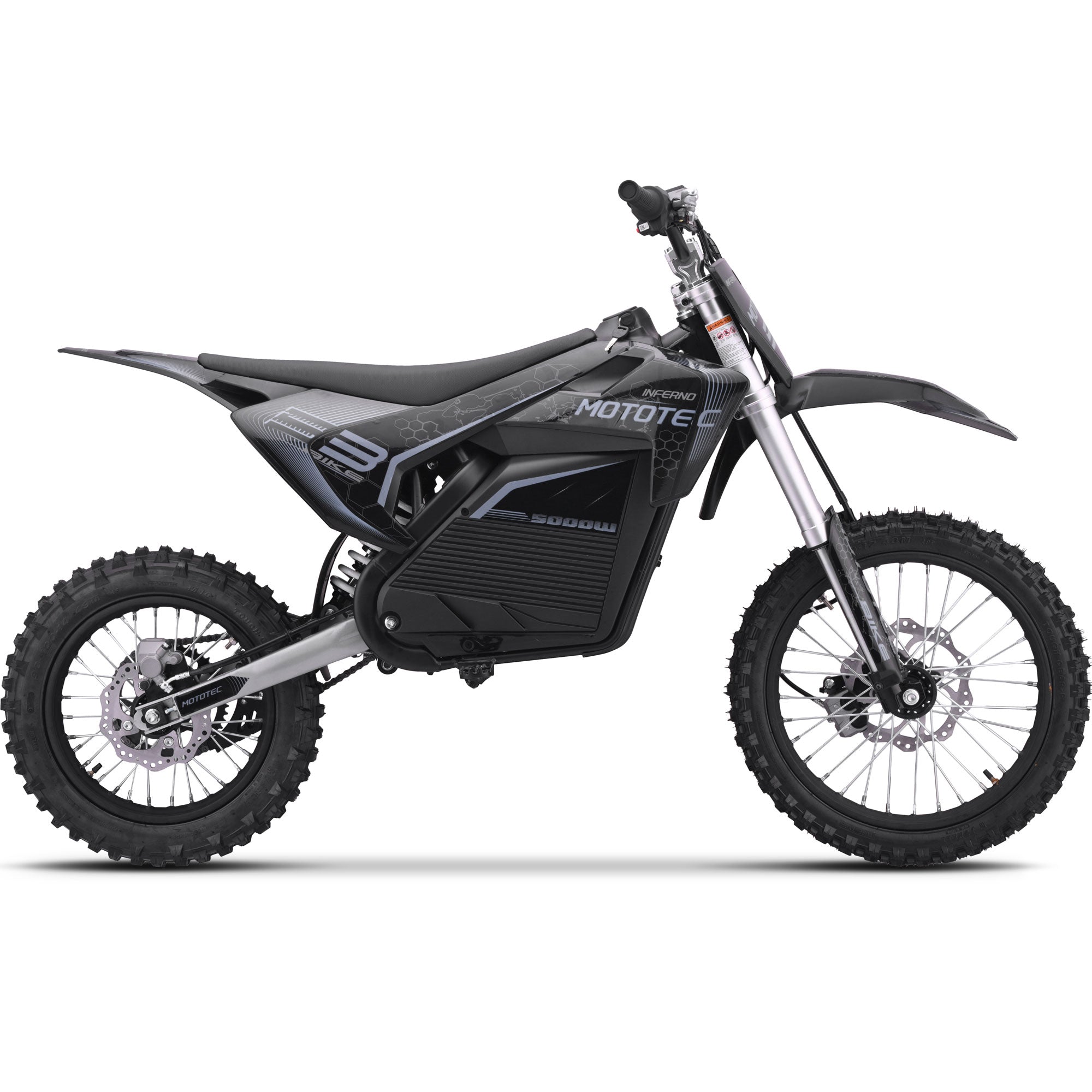 MotoTec 72v 5000w Pro Electric Dirt Bike SpadezStore