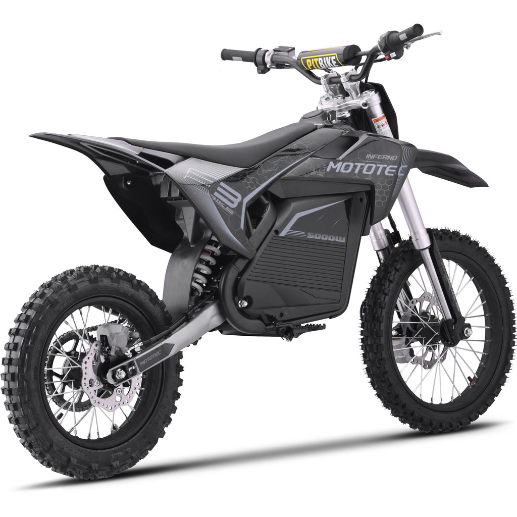 MotoTec 72v 5000w Pro Electric Dirt Bike SpadezStore