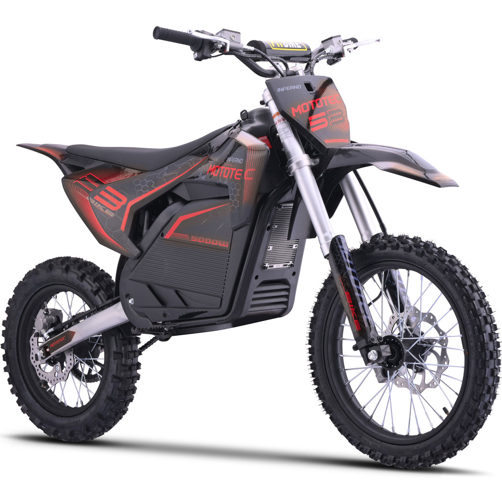 MotoTec 72v 5000w Pro Electric Dirt Bike SpadezStore
