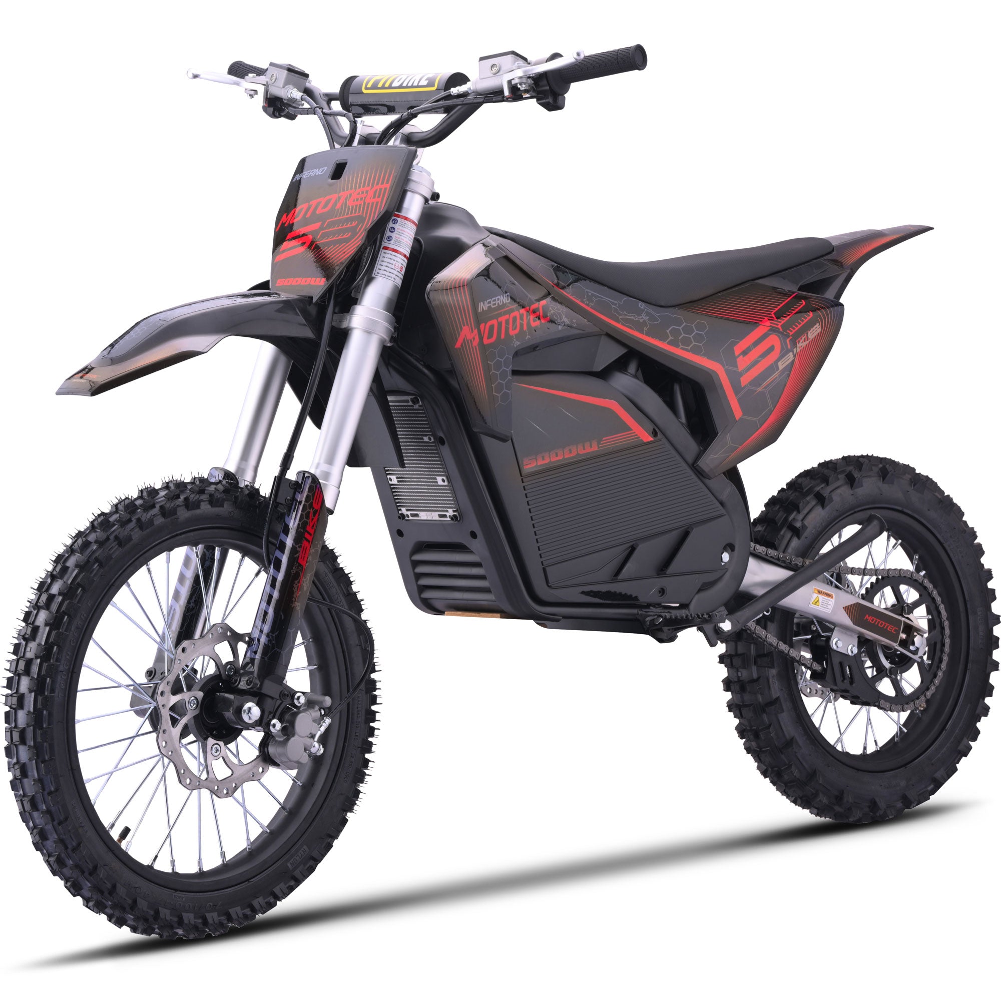 MotoTec 72v 5000w Pro Electric Dirt Bike SpadezStore