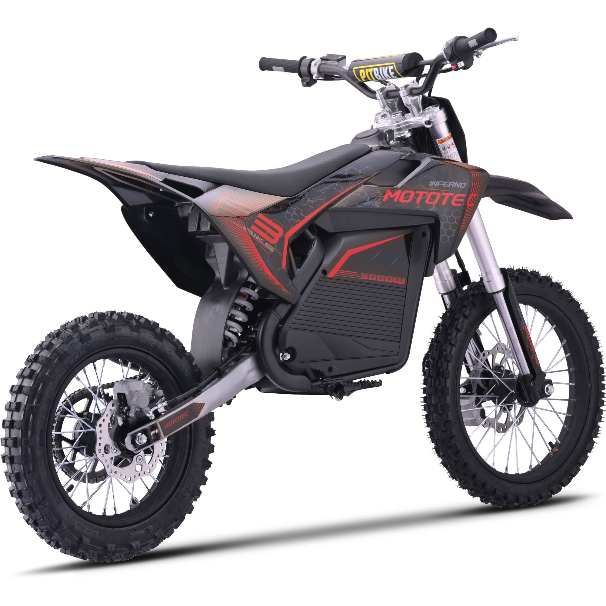 MotoTec 72v 5000w Pro Electric Dirt Bike SpadezStore