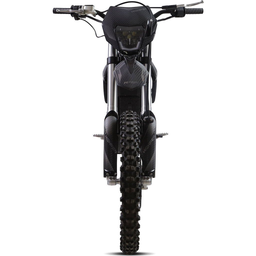 MotoTec Venom 72v 12000w Electric Dirt Bike Black SpadezStore
