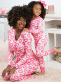 Mia Belle Girls Mommy and Me Heart Donut Pajama Set SpadezStore