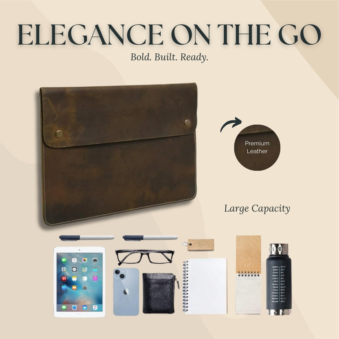 Classy Leather Bags The MacBook Folio SpadezStore