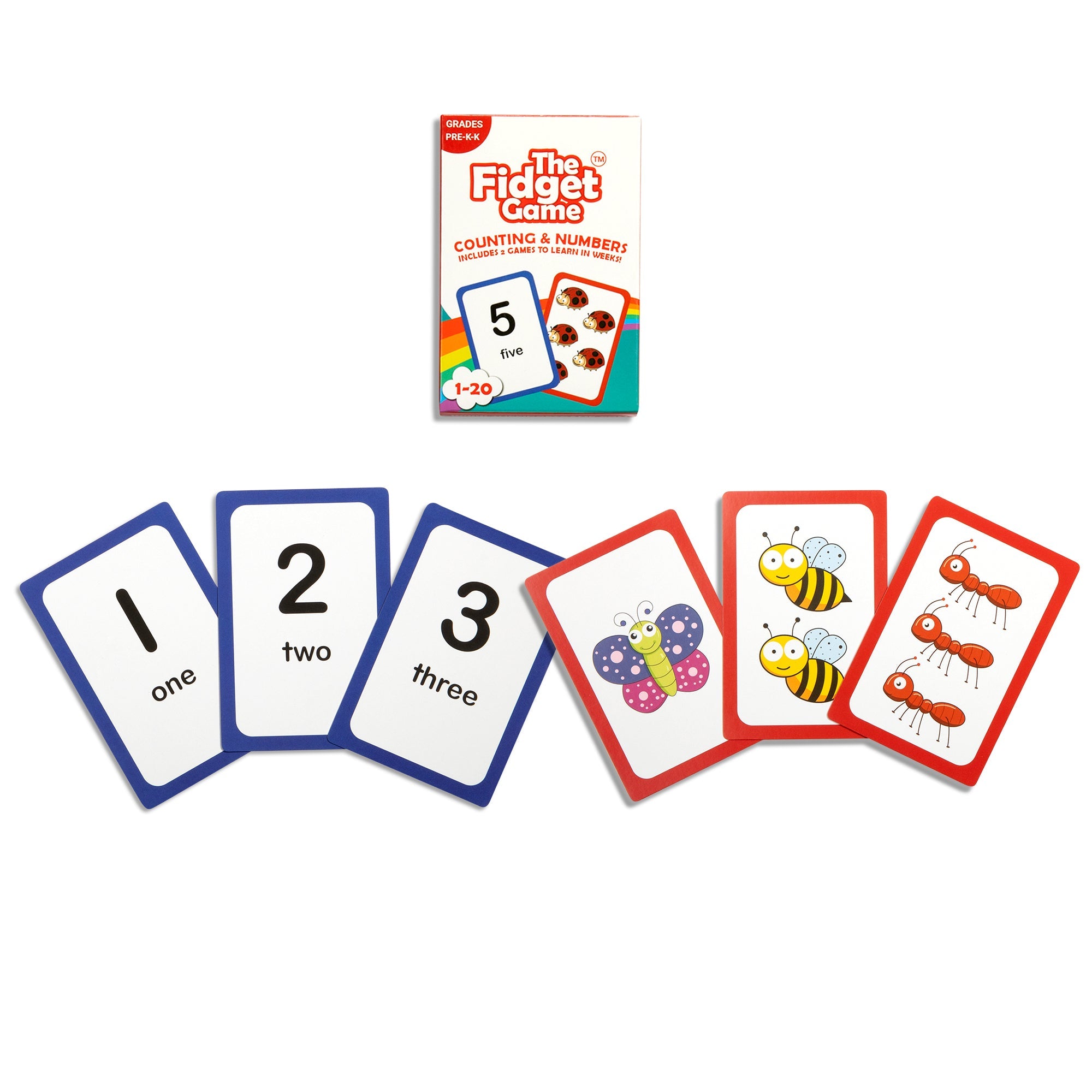 The Fidget Games Counting & Numbers Card Pack SpadezStore