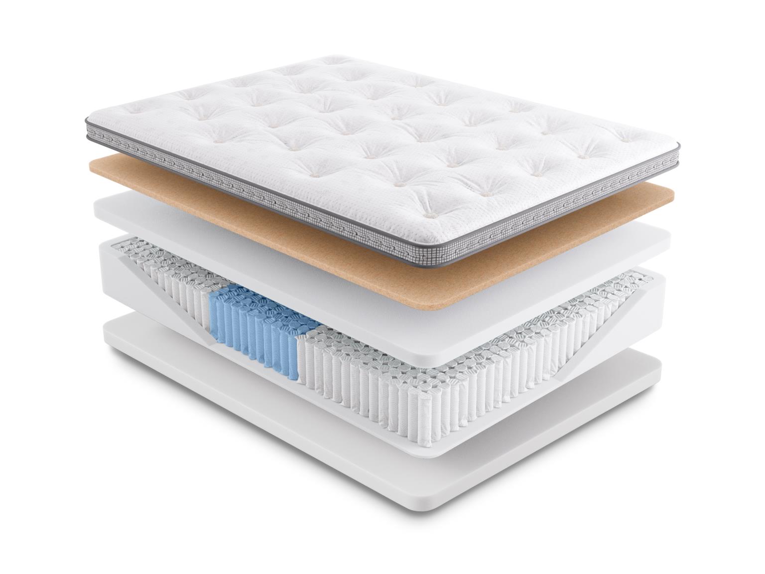 Diamond Mattress Monaco Tufted Euro Top Medium SpadezStore