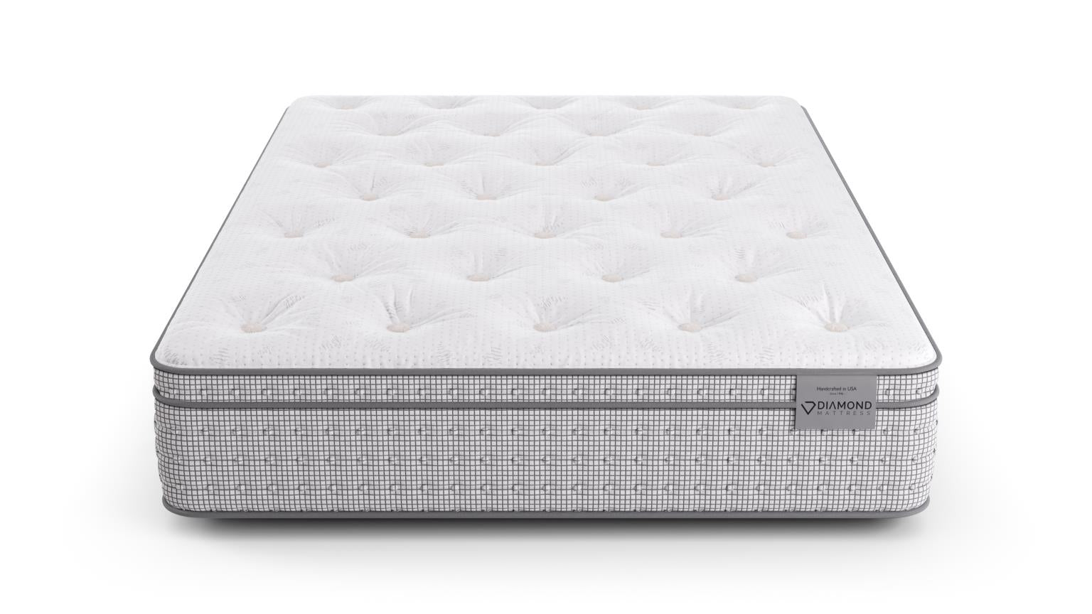 Diamond Mattress Monaco Tufted Euro Top Medium SpadezStore