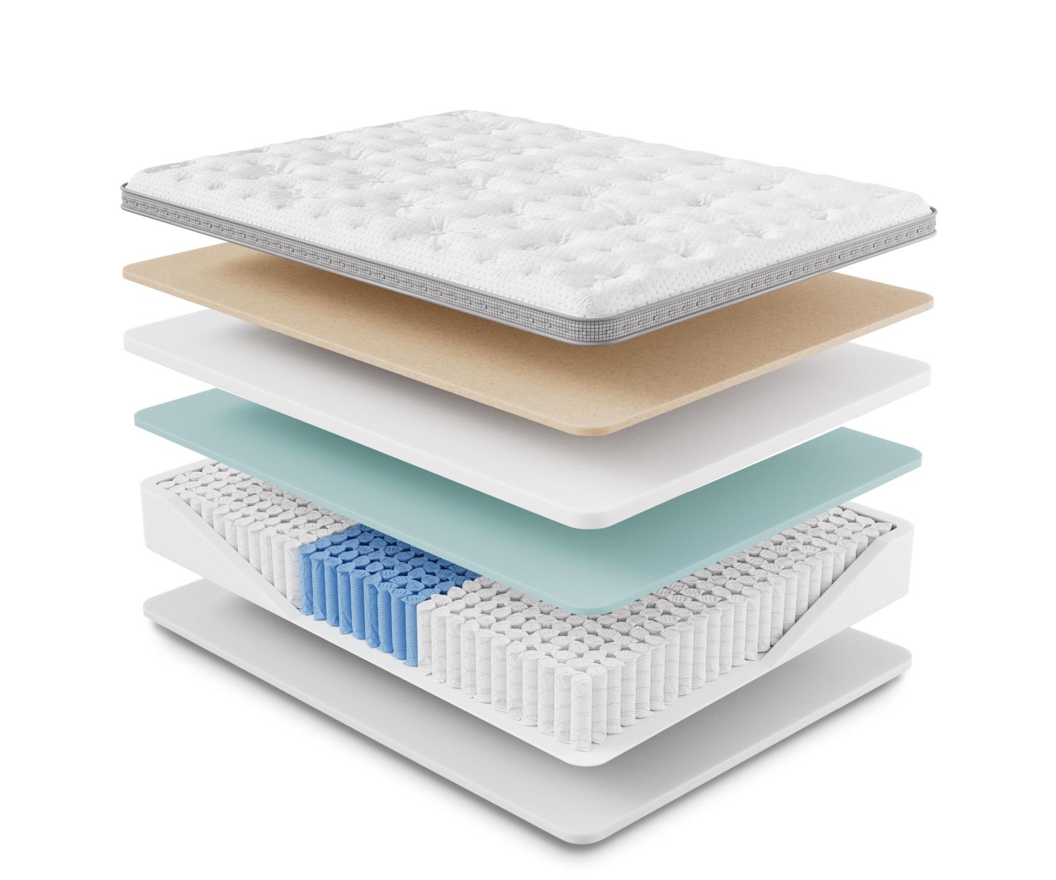 Diamond Mattress Monaco Tufted Euro Top Plush SpadezStore