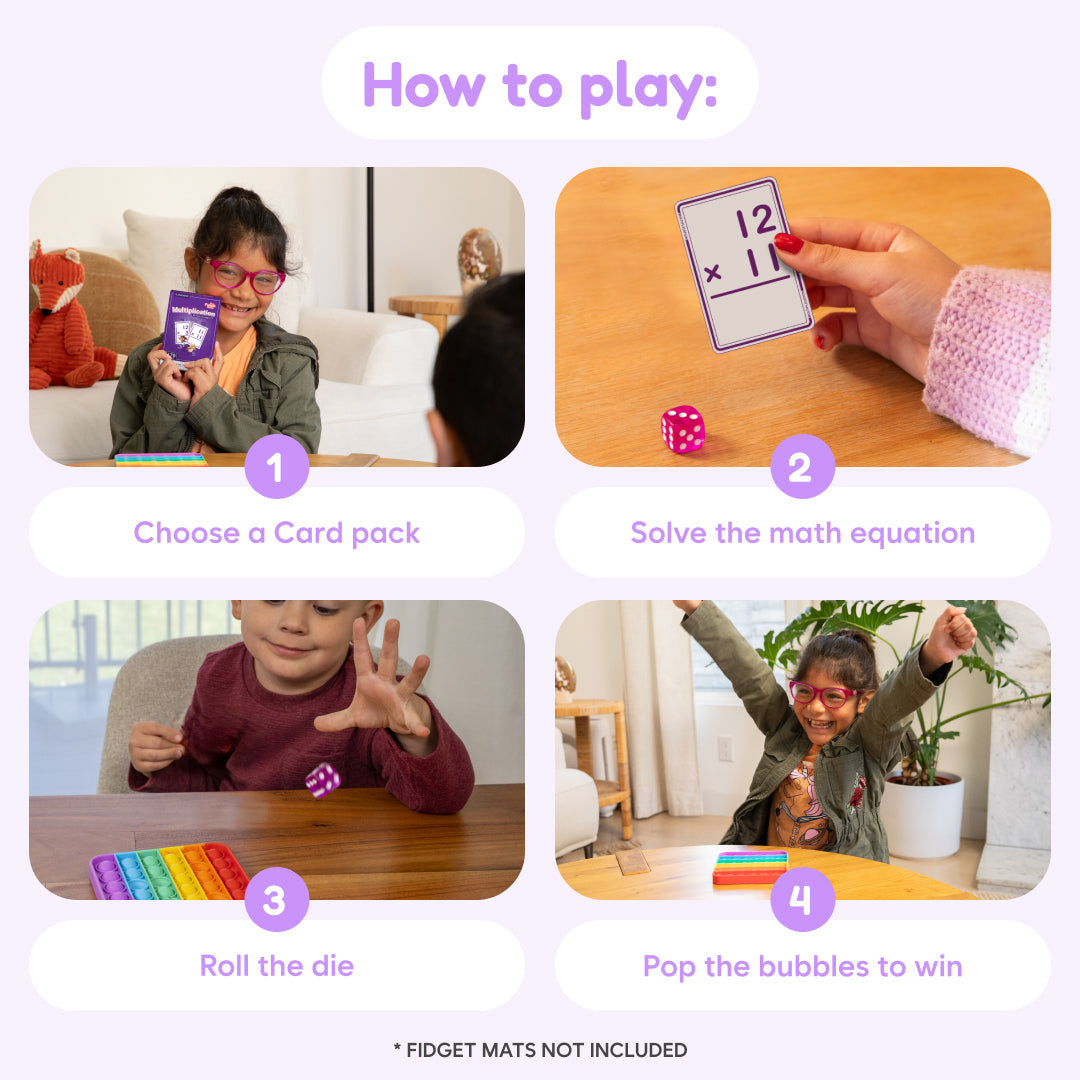 The Fidget Games Multiplication Card Pack - CHOOSE Act