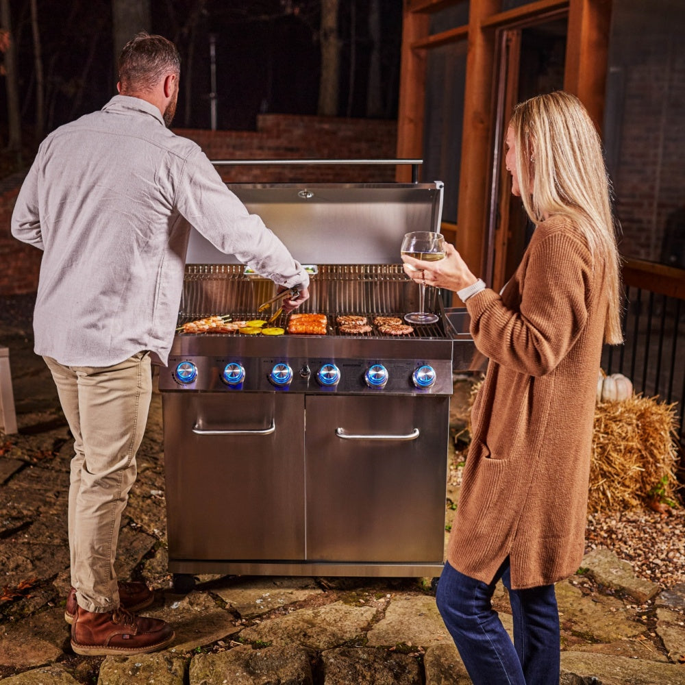 Monument Grills 77352 | Full Stainless Propane Gas Grill SpadezStore