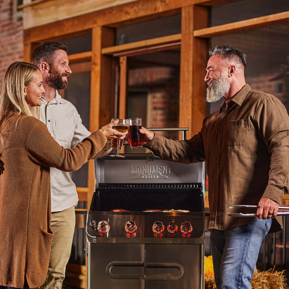 Monument Grills Mesa 415BZ | Stainless Propane Gas Grill SpadezStore