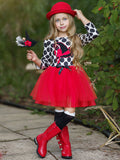 Mia Belle Girls Be Witched Polka Dot Tutu Dress SpadezStore