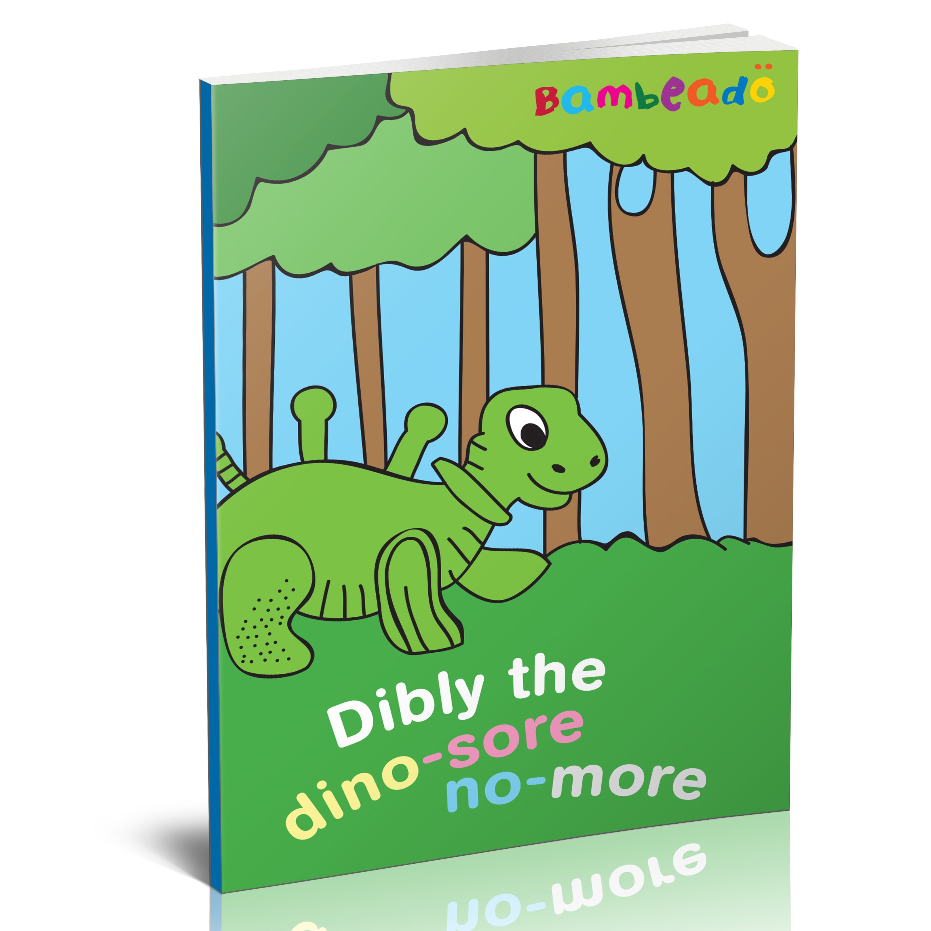 Bambeado Dibly the Dino-Sore-No-More - Orange