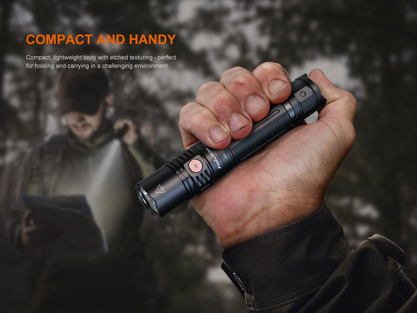 Fenix PD36R V2 Compact Rechargeable Tactical Flashlight - 1700 Lumens SpadezStore