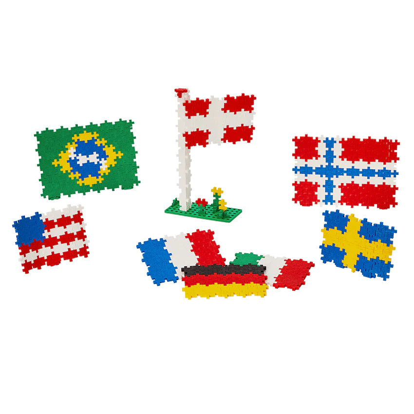 Plus-Plus Learn to Build - Flags of the World SpadezStore