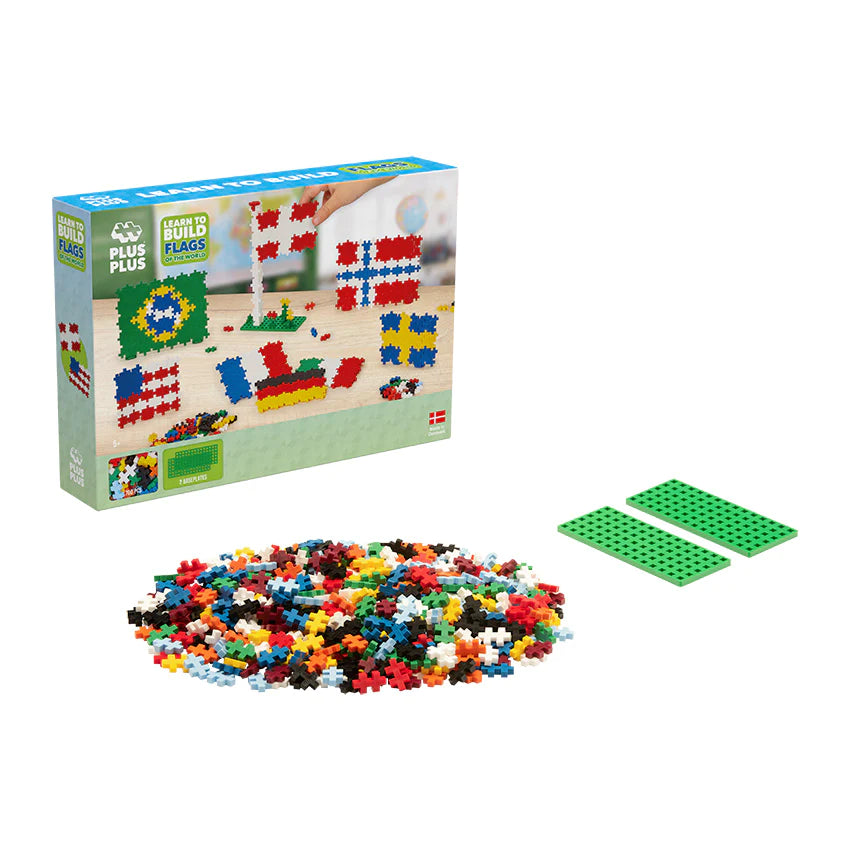 Plus-Plus Learn to Build - Flags of the World SpadezStore