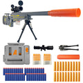 AGM MASTECH AWM Tactical Sniper Blaster – Foldable Stock Foam Dart Rifle for Backyard Battles