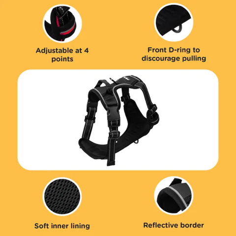 Bark Appeal Reflective Control Harness