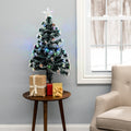 Perfect Holiday 3ft Fiber Christmas Tree w/ 85 LED SpadezStore