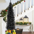 Perfect Holiday 6.5ft Christmas Tree Pencil, Black SpadezStore