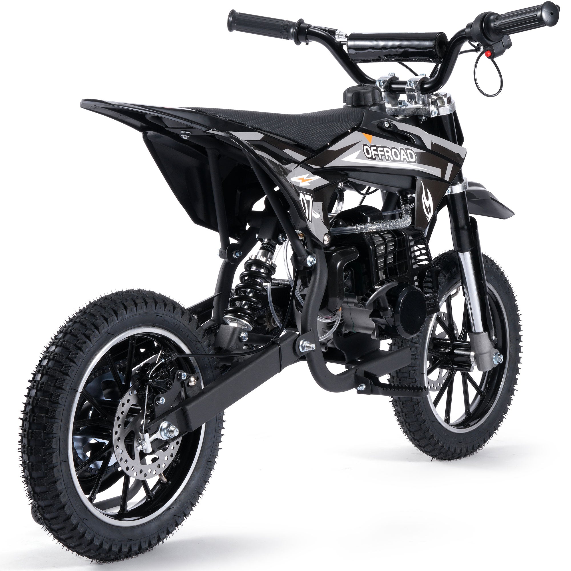 MotoTec Pioneer 49cc 2-Stroke Kids Gas Dirt Bike SpadezStore