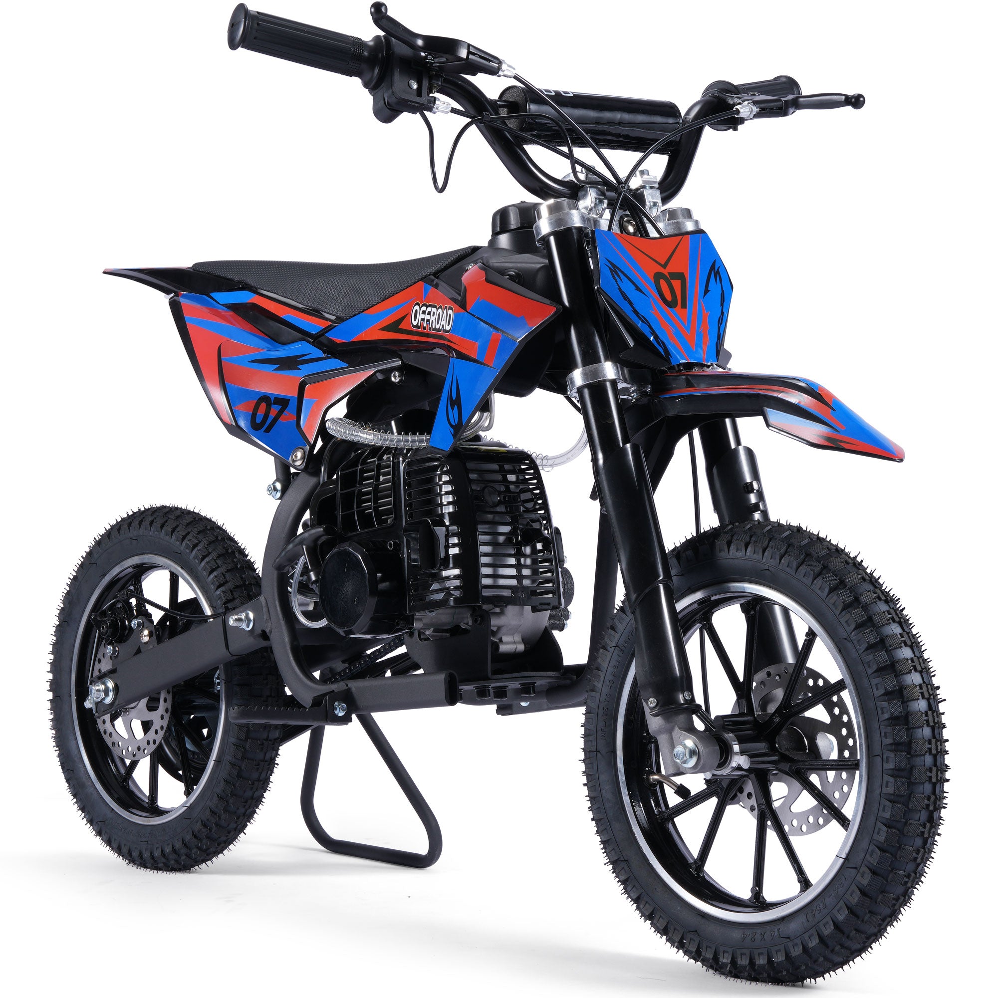MotoTec Pioneer 49cc 2-Stroke Kids Gas Dirt Bike SpadezStore