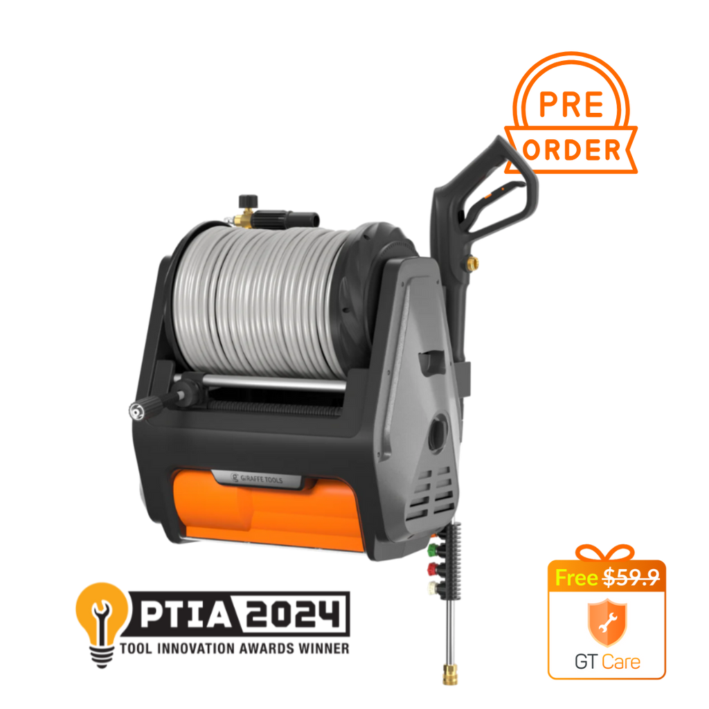 Giraffe Tools Grandfalls Retractable Pressure Washer PRO SpadezStore