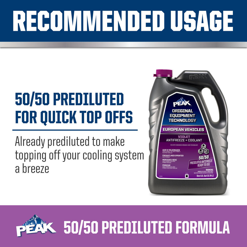 Peak Original Equipment Technology Engine Coolant PEVB53 SpadezStore