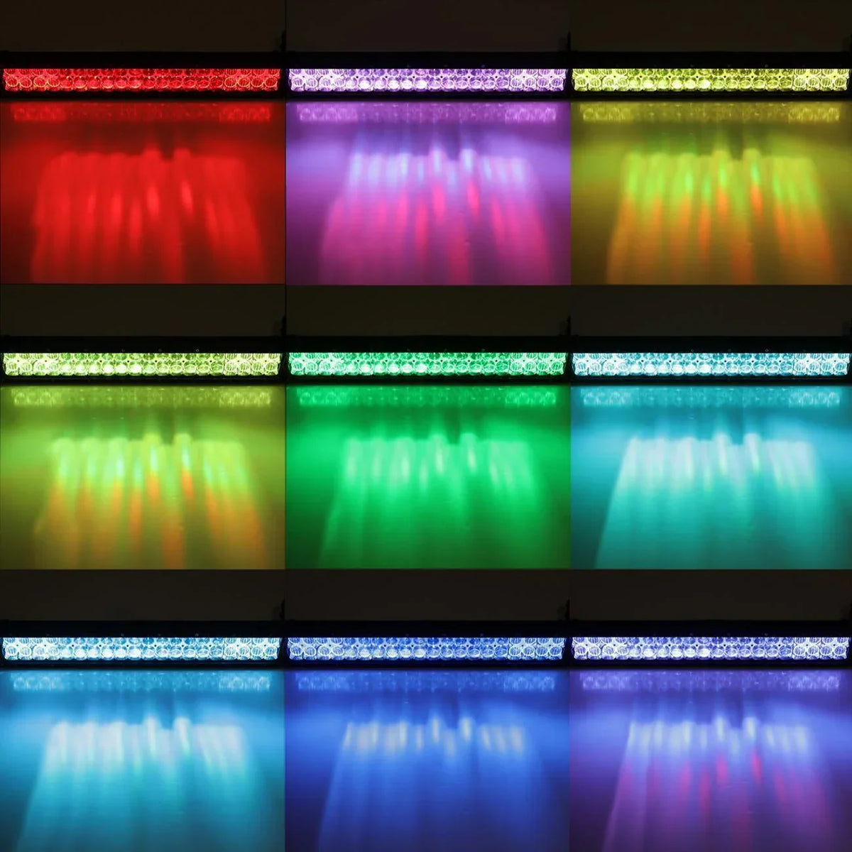 Auxbeam V-Series RGB Color Changing Off Road LED Light Bar