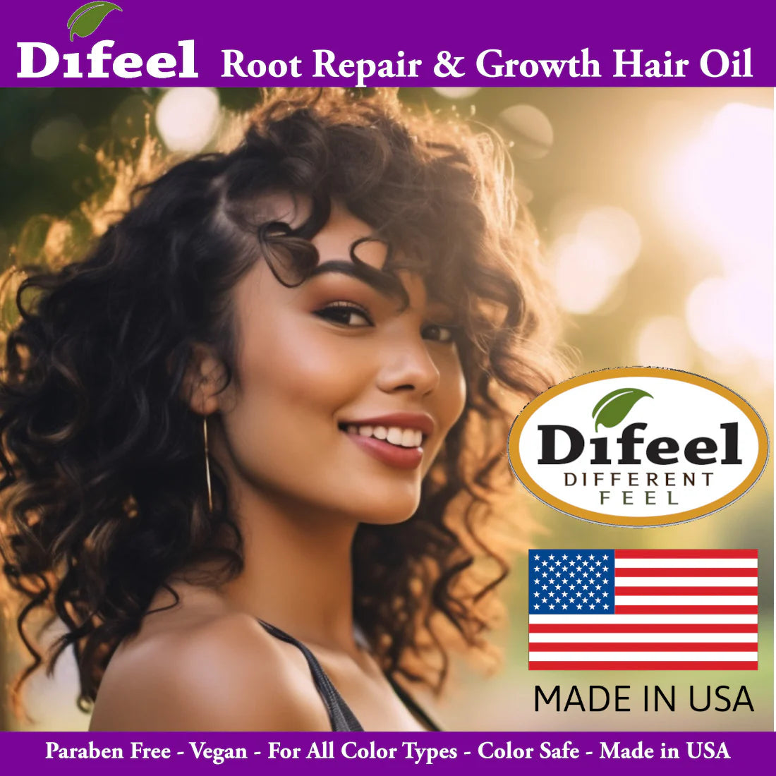 Difeel Root Repair & Growth Hair Oil 8oz SpadezStore