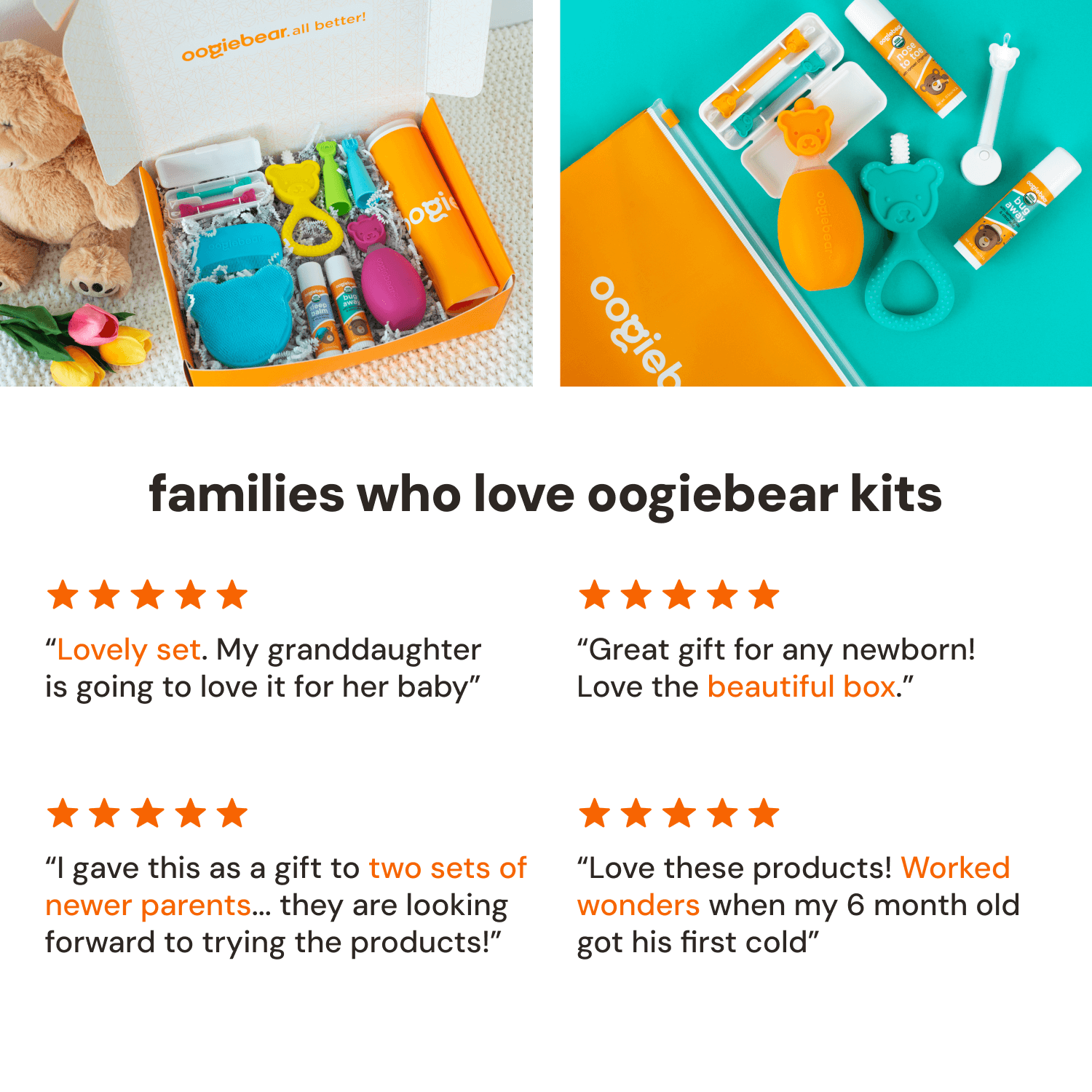 Oogiebear baby ear, nose & teething kit SpadezStore