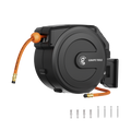 Giraffe Tools Retractable Air Hose Reel-PP Housing-3/8in-50ft SpadezStore