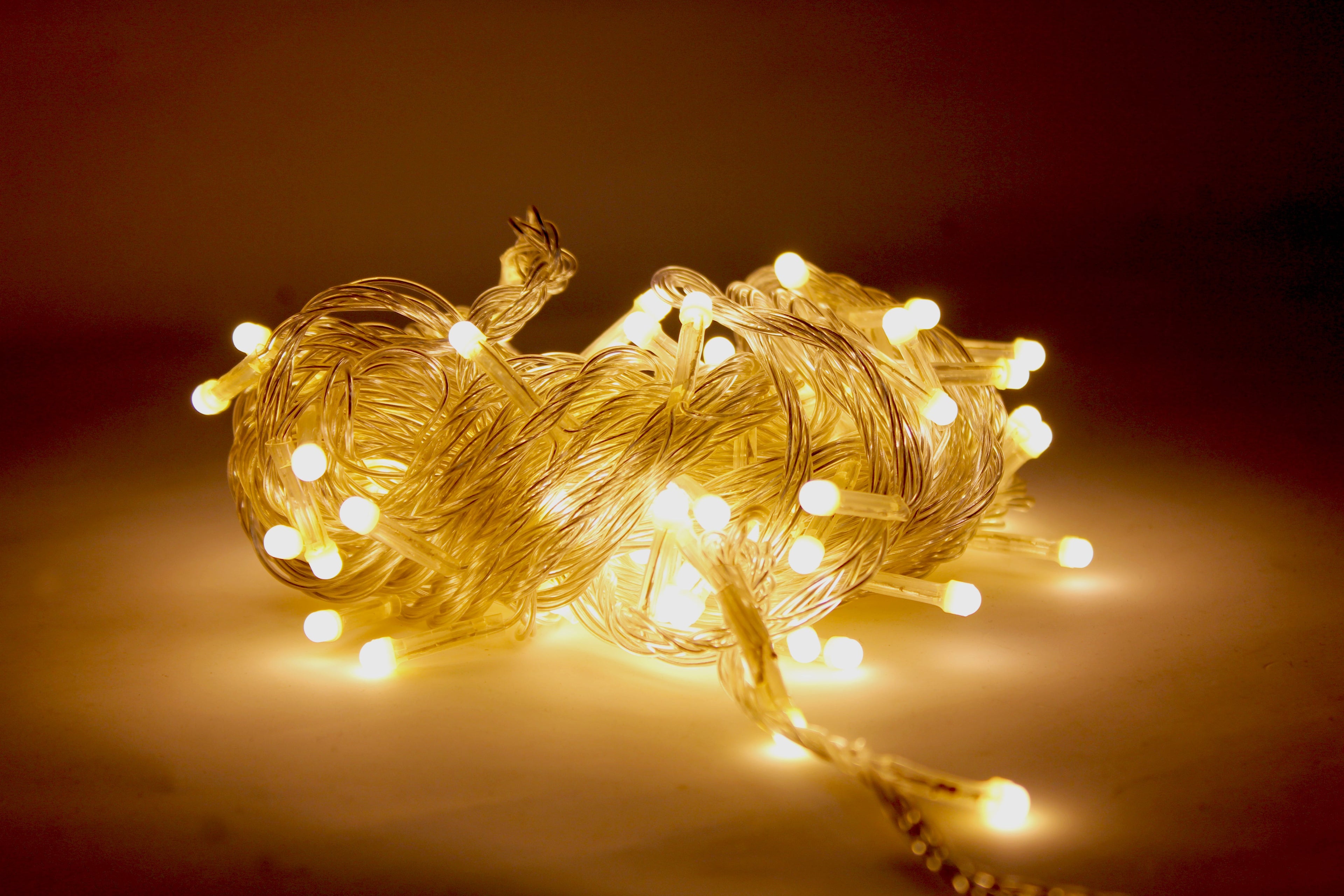 Perfect Holiday 100 LED String Lights, Warm White SpadezStore