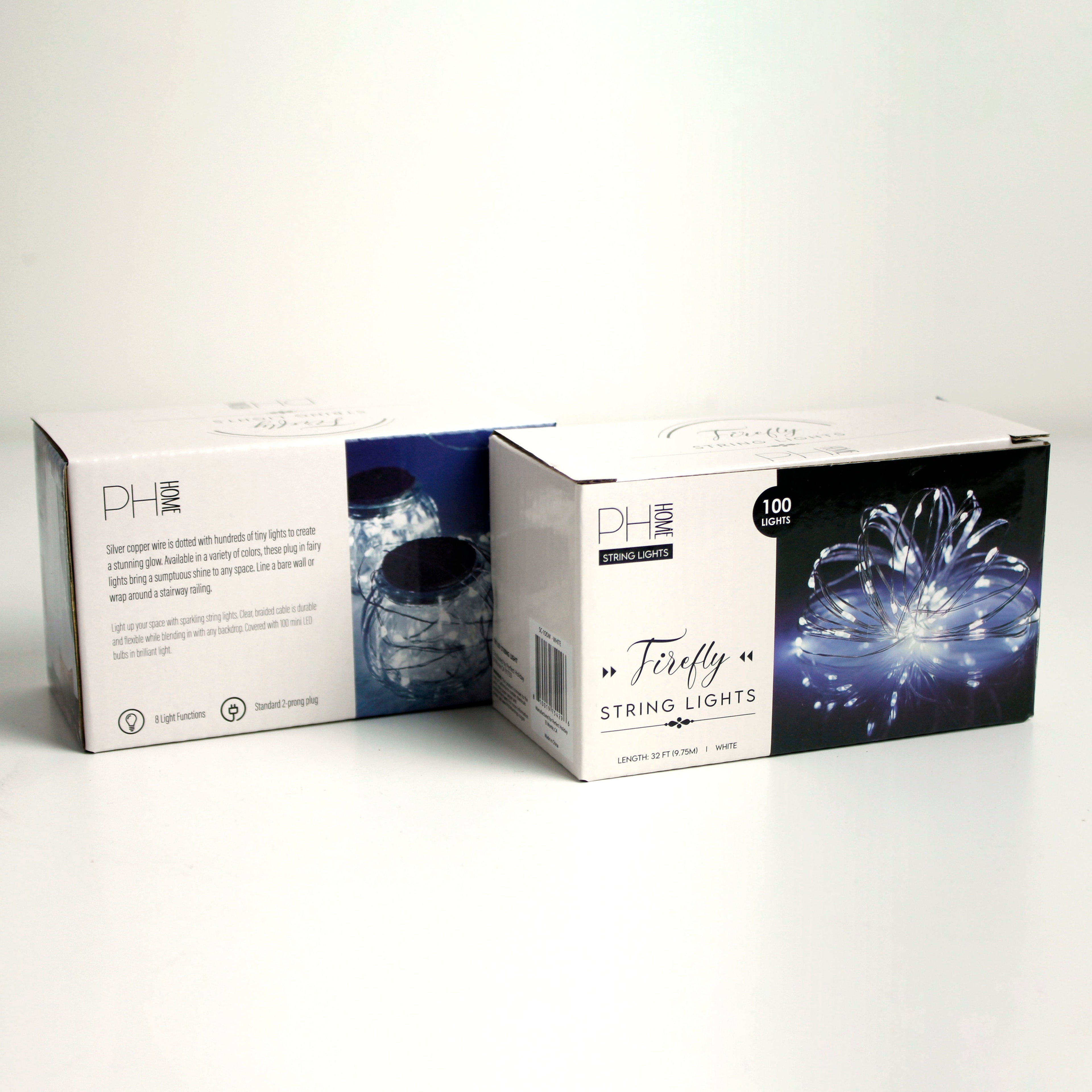 Perfect Holiday 100 LED String Light Copper Wire - White SpadezStore