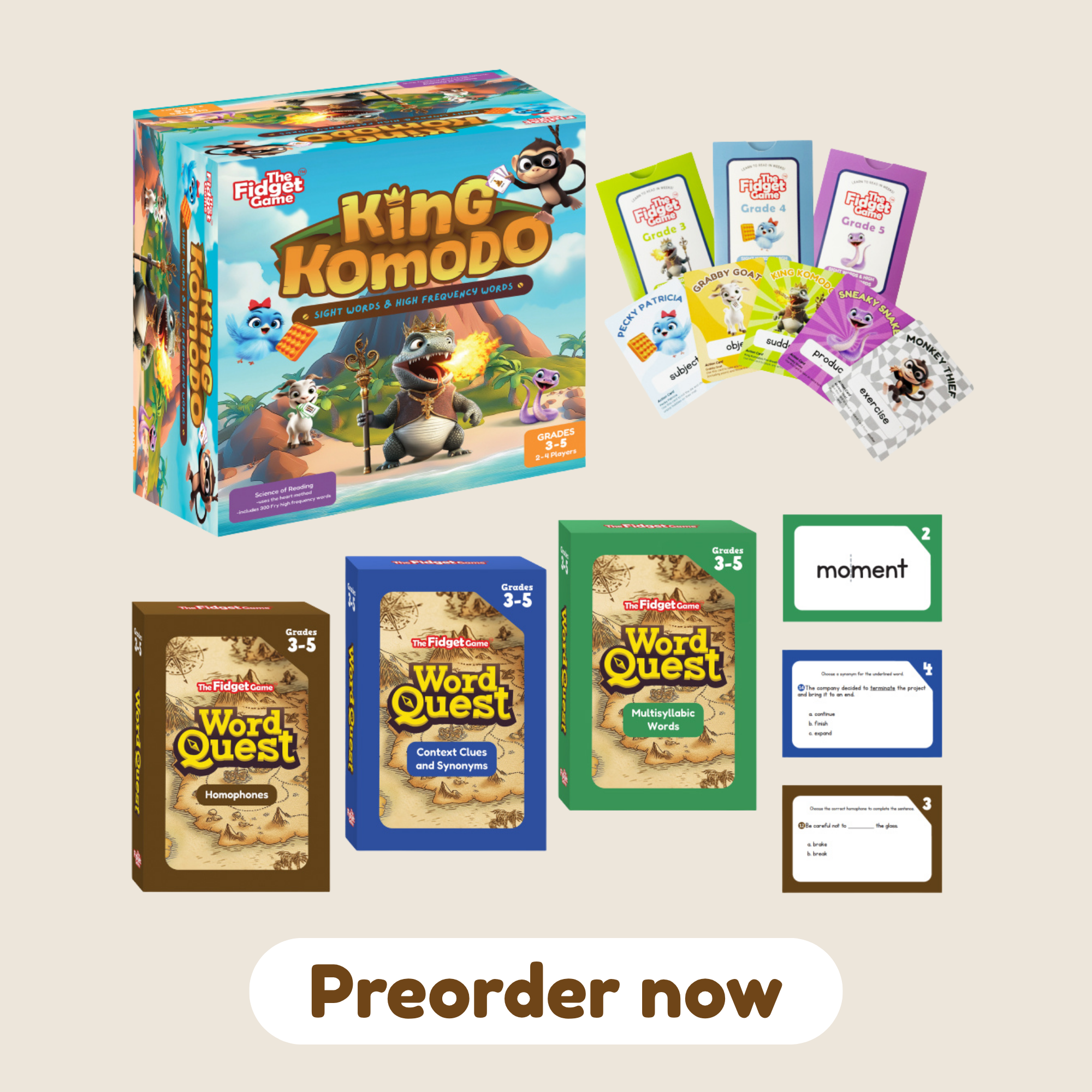 The Fidget Games King Komodo