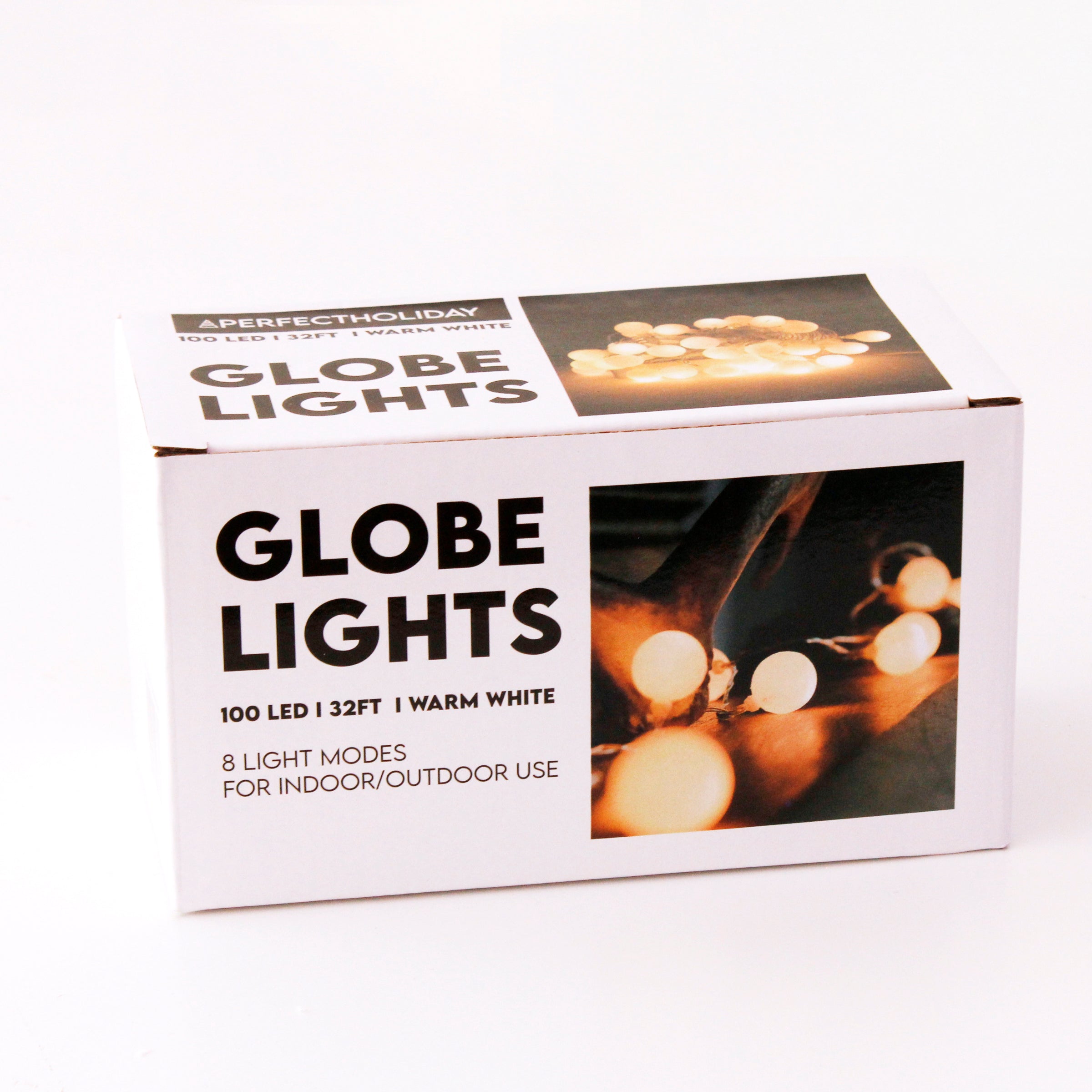 Perfect Holiday 100 LED String Light Bulb w/ connector - Warm White SpadezStore