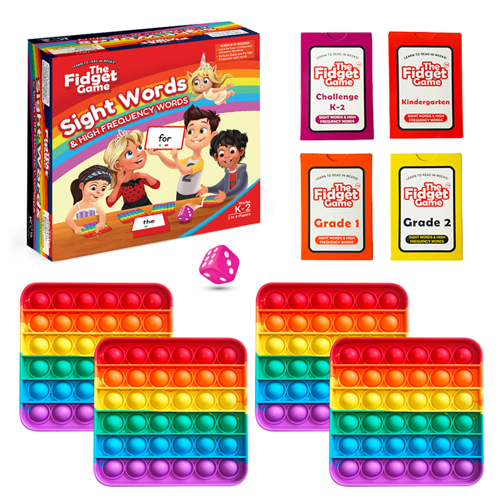 The Fidget Game: Sight Words Edition Extra SpadezStore