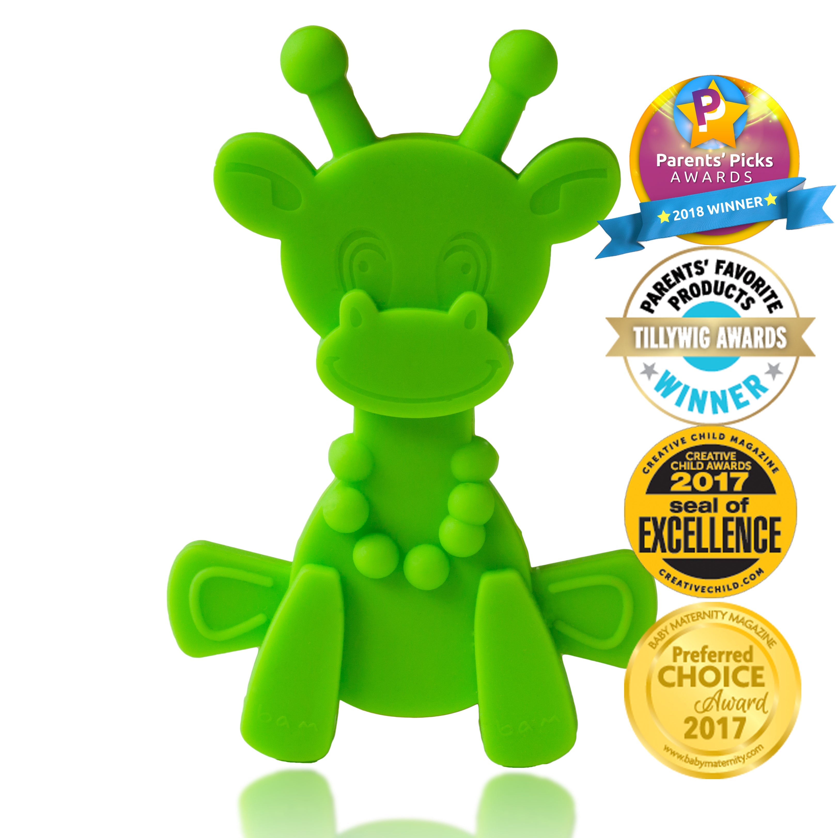 Little bamBAM Baby Teething Toy - Lime SpadezStore