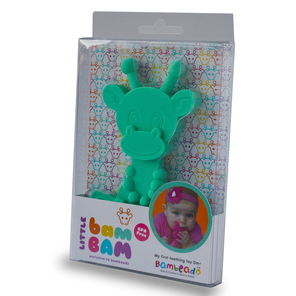 Bambeado Little bamBAM Baby Teething Toy - Turquoise