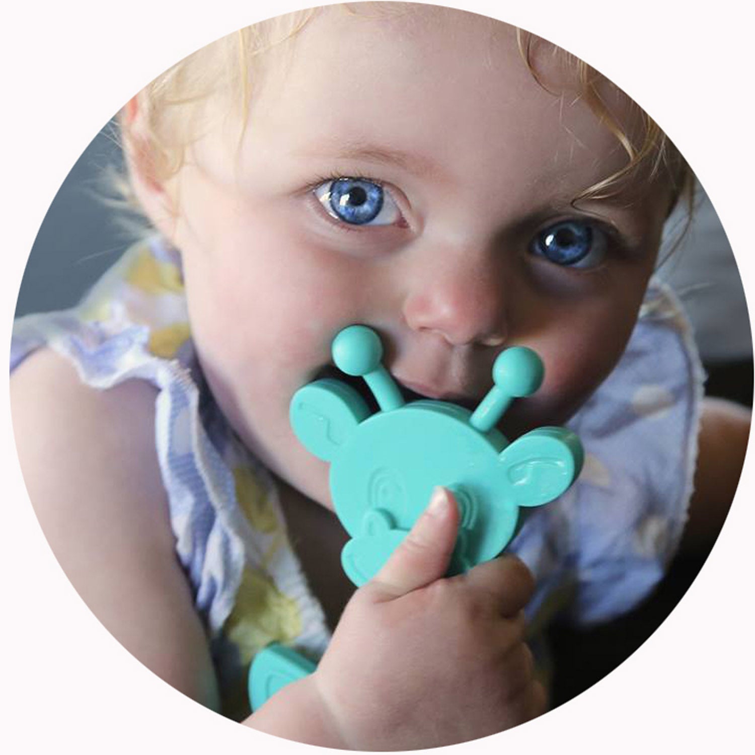 Bambeado Little bamBAM Baby Teething Toy - Turquoise