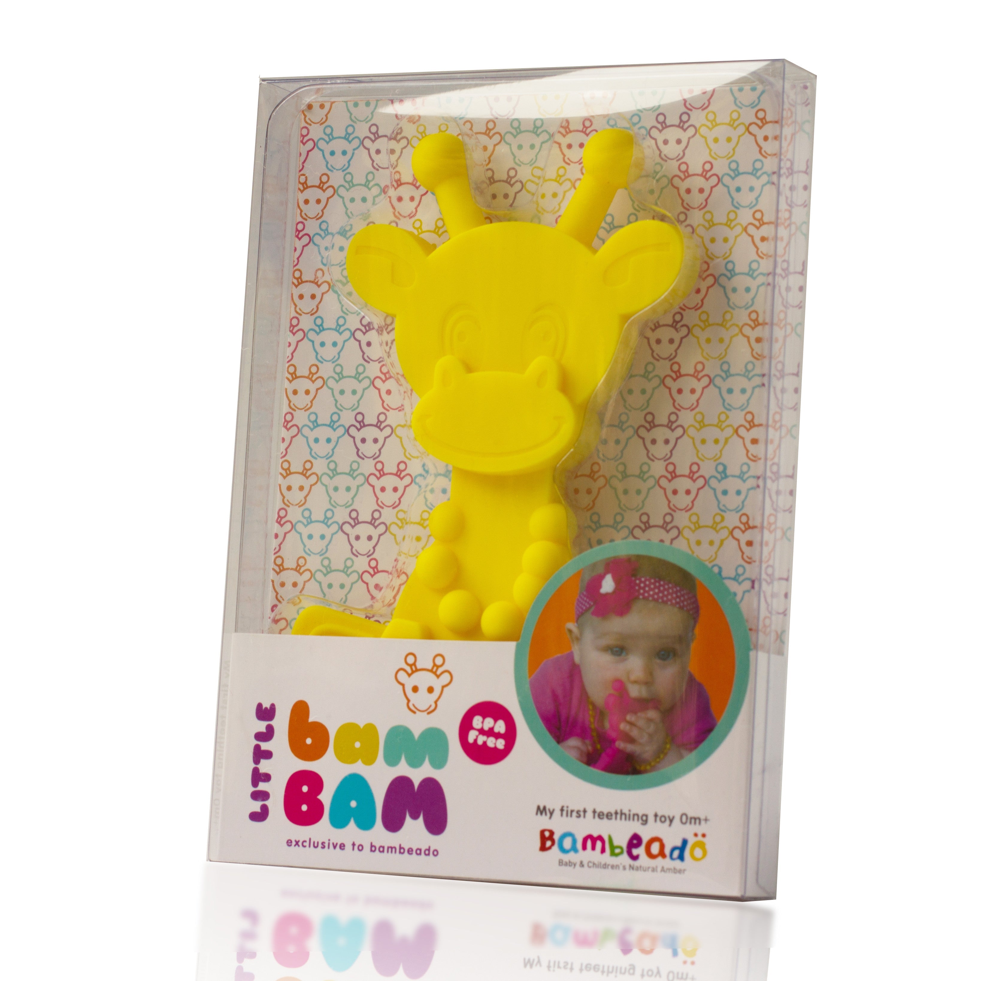 Bambeado Little bamBAM Baby Teething Toy – Yellow