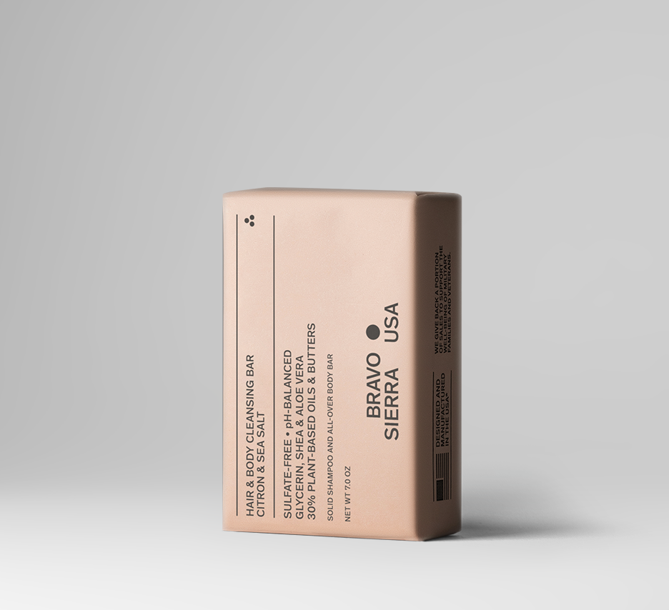 Bravo Sierra HAIR & BODY CLEANSING BAR