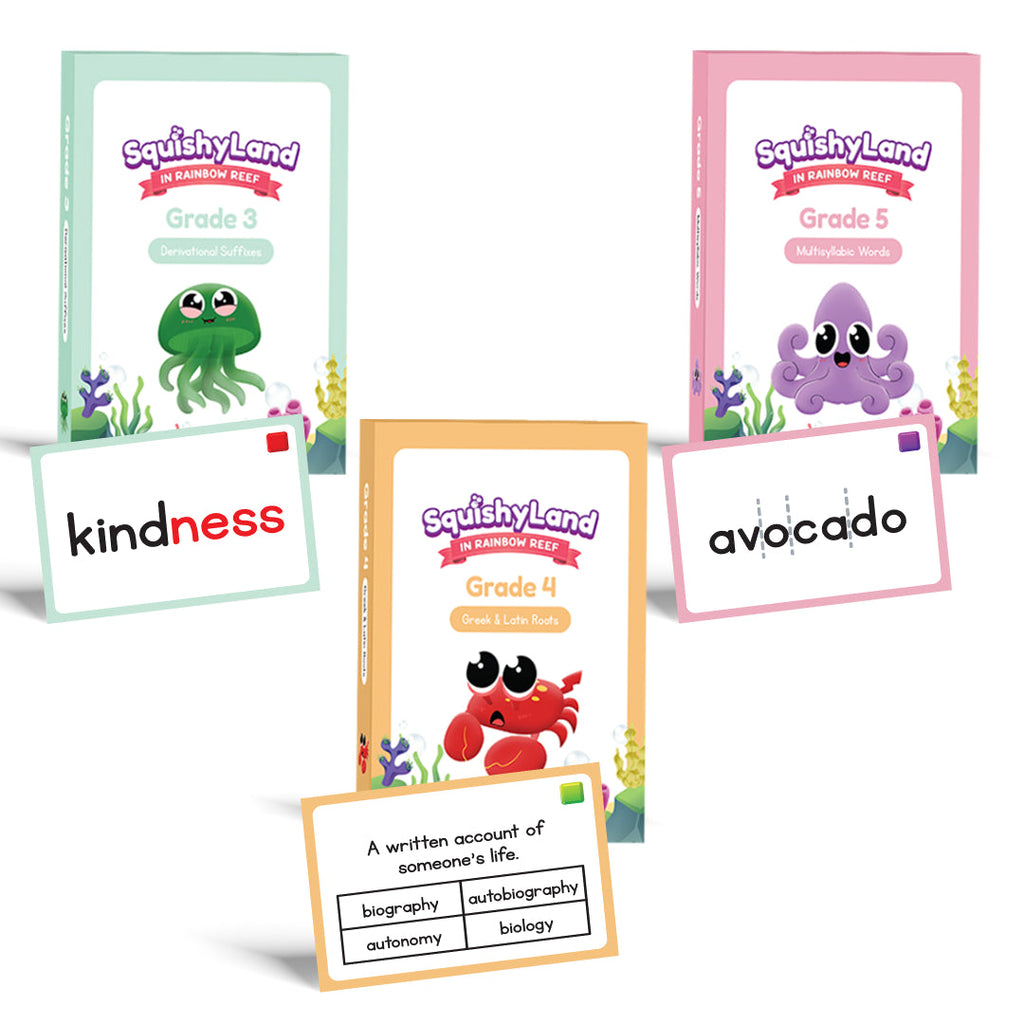 The Fidget Games Squishyland 3-5 Expansion Card Packs