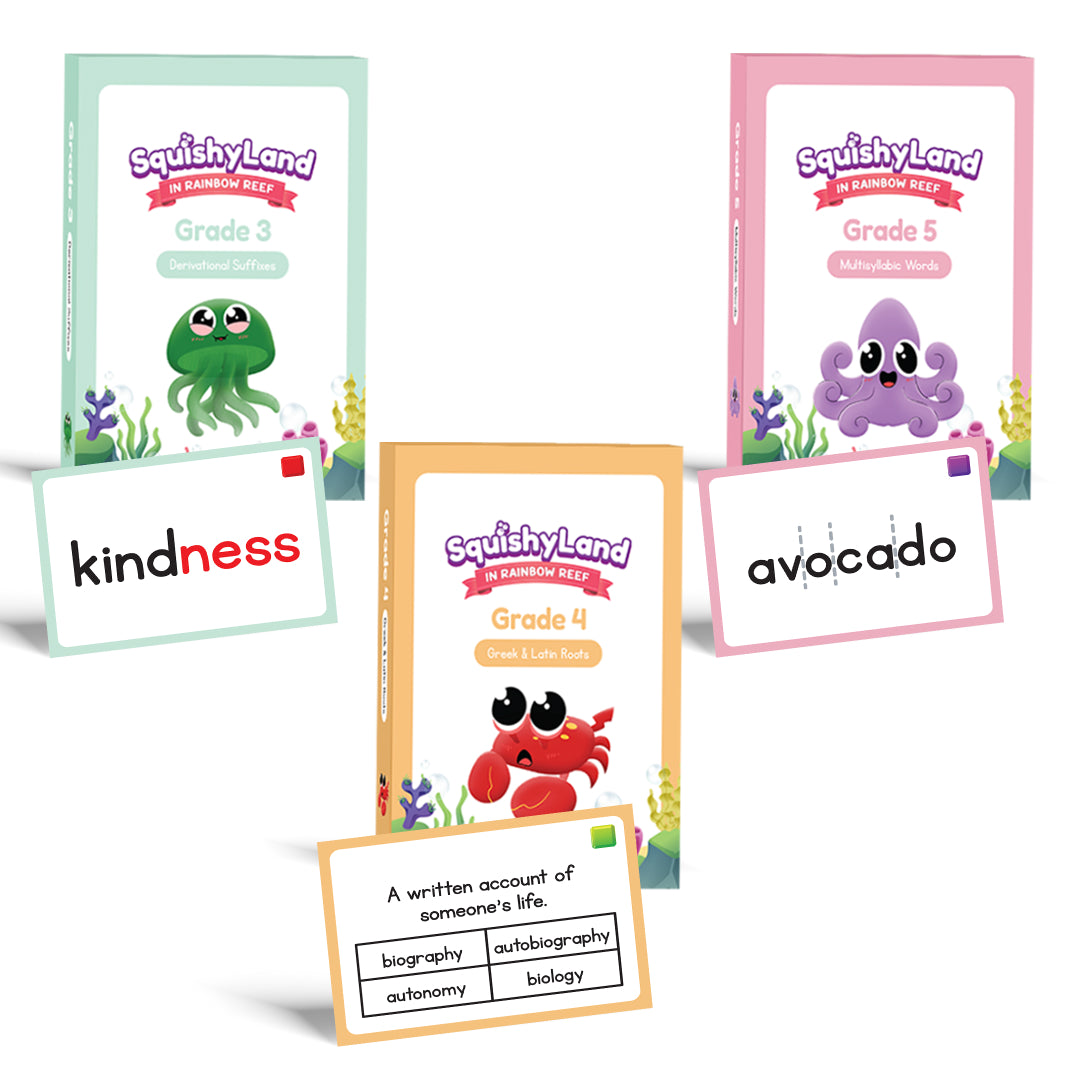 The Fidget Games Squishyland 3-5 Expansion Card Packs