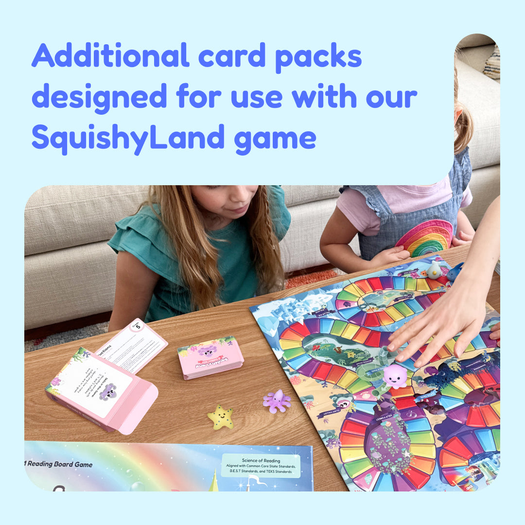 The Fidget Games Squishyland 3-5 Expansion Card Packs